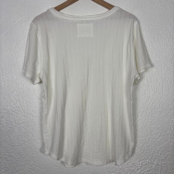 Aerie The Sneak Peek T-Shirt in White NWT Size XXL - Picture 3 of 5